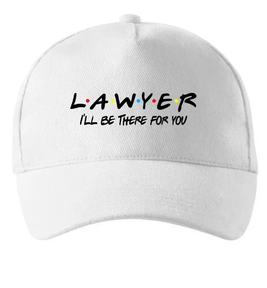 Кепка Lawyer be there for you Белый фото