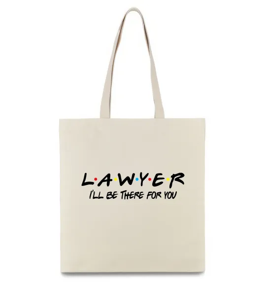 Эко-сумка Lawyer be there for you Бежевый фото