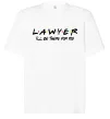 Футболка Оверсайз Lawyer be there for you Белый Футболка Оверсайз Lawyer be there for you Белый фото
