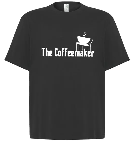 Футболка Оверсайз The coffemaker Черный фото