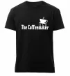 Мужская премиум футболка The coffemaker Черный Мужская премиум футболка The coffemaker Черный фото