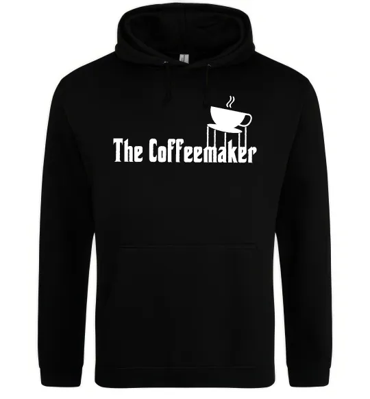 Мужская толстовка (худи) The coffemaker Черный фото