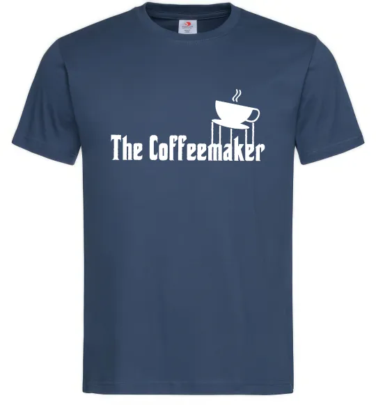 Мужская футболка The coffemaker Темно-синий фото