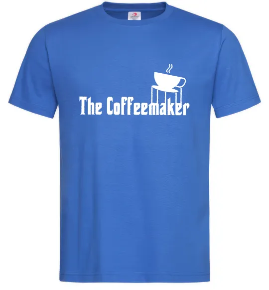 Мужская футболка The coffemaker Ярко-синий фото