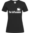 Женская футболка The coffemaker Черный фото