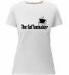 Женская премиум футболка The coffemaker Белый Женская премиум футболка The coffemaker Белый фото
