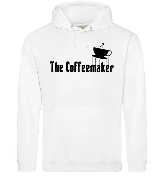 Женская толстовка (худи) The coffemaker Белый фото
