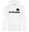 Женская толстовка (худи) The coffemaker Белый фото