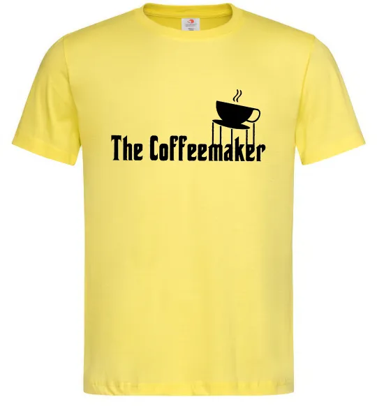 Мужская футболка The coffemaker Лимонный фото