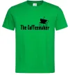 Мужская футболка The coffemaker Зеленый фото