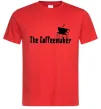 Мужская футболка The coffemaker Красный фото
