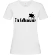 Женская футболка The coffemaker Белый фото