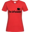 Женская футболка The coffemaker Красный фото
