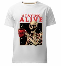 Мужская премиум футболка Staying alive Мужская премиум футболка Staying alive