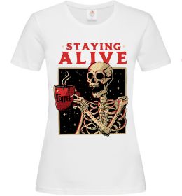 Женская футболка Staying alive Женская футболка Staying alive