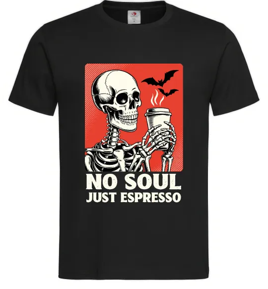 Мужская футболка Just espresso Черный фото