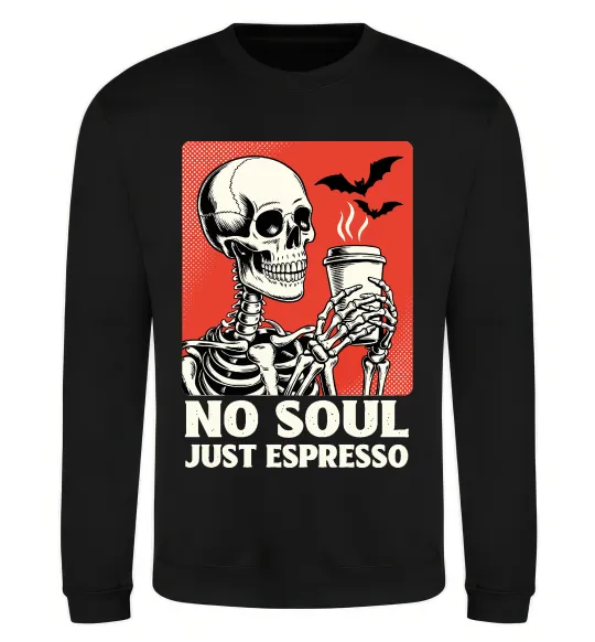 Свитшот Just espresso Черный фото