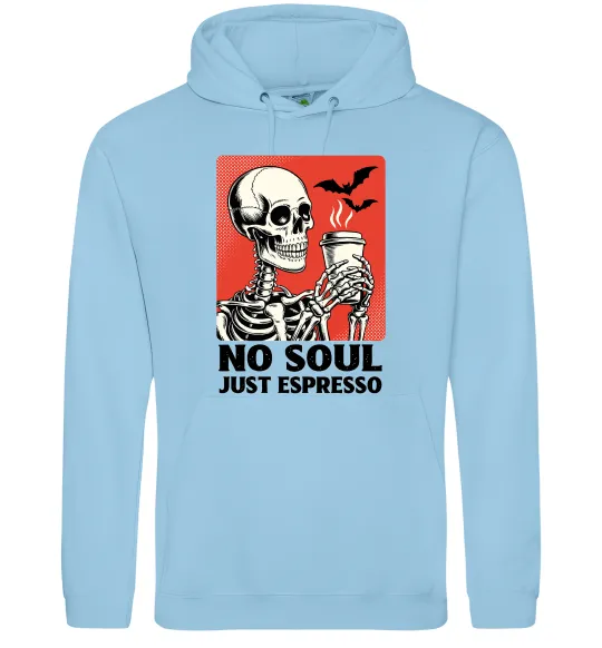Женская толстовка (худи) Just espresso Голубой фото