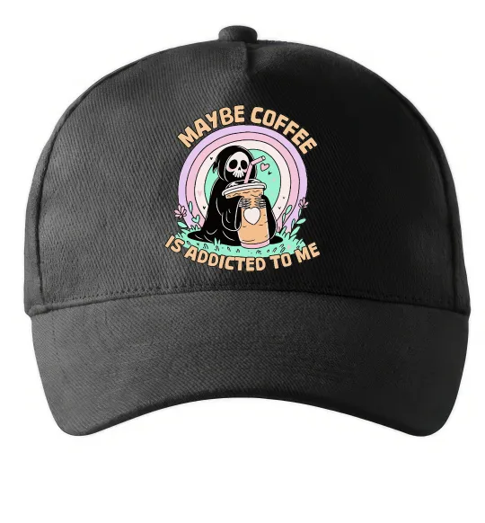 Кепка Maybe coffe Черный фото