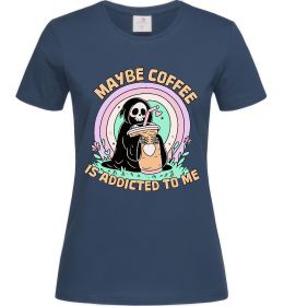 Женская футболка Maybe coffe Женская футболка Maybe coffe