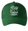 Кепка Coffee is my craft Темно-зеленый фото