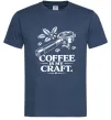Мужская футболка Coffee is my craft Темно-синий Мужская футболка Coffee is my craft Темно-синий фото