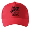 Кепка Coffee is my craft Красный фото