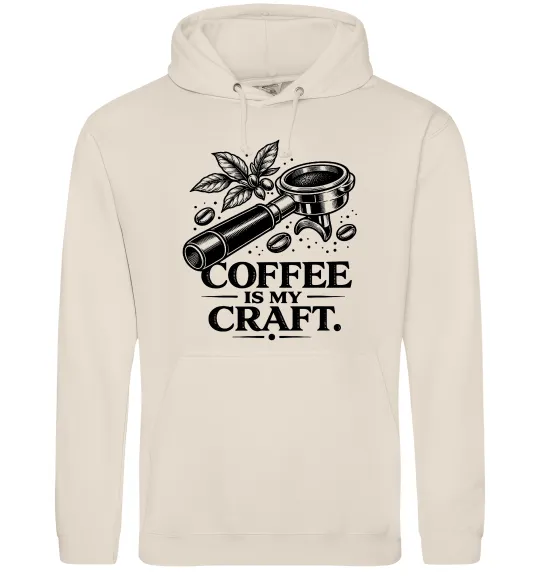 Женская толстовка (худи) Coffee is my craft Таш фото