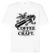 Футболка Оверсайз Coffee is my craft Белый фото