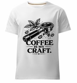 Мужская премиум футболка Coffee is my craft Мужская премиум футболка Coffee is my craft