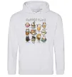 Чоловіча толстовка (худі) Coffee cats Сірий меланж фото