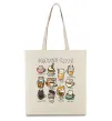 Еко-сумка Coffee cats Бежевий Еко-сумка Coffee cats Бежевий фото