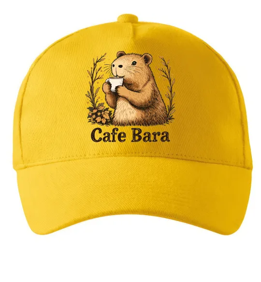Кепка Cafe bara Солнечно желтый фото