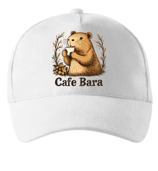 Кепка Cafe bara Белый фото