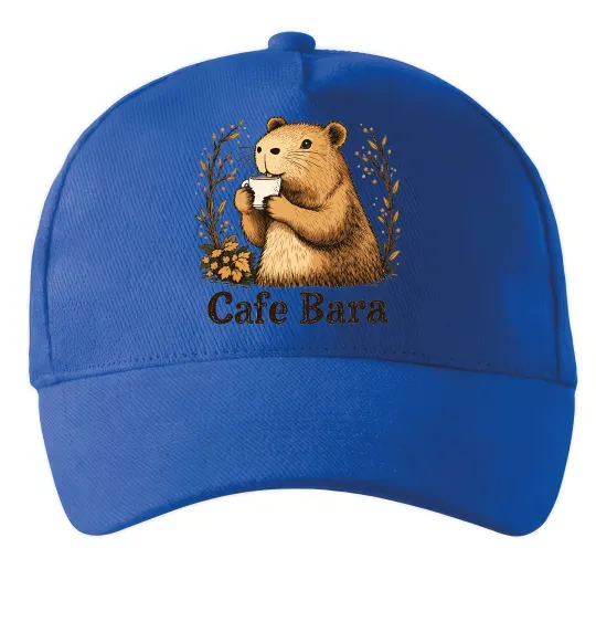 Кепка Cafe bara Ярко-синий фото