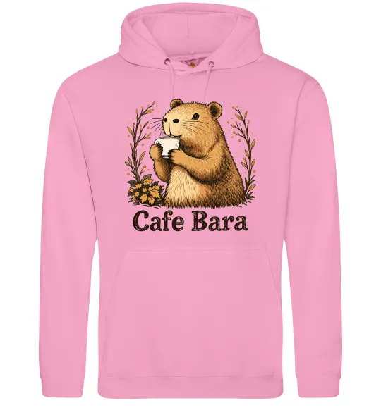 Мужская толстовка (худи) Cafe bara Розовый фото