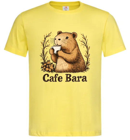 Мужская футболка Cafe bara Лимонный фото