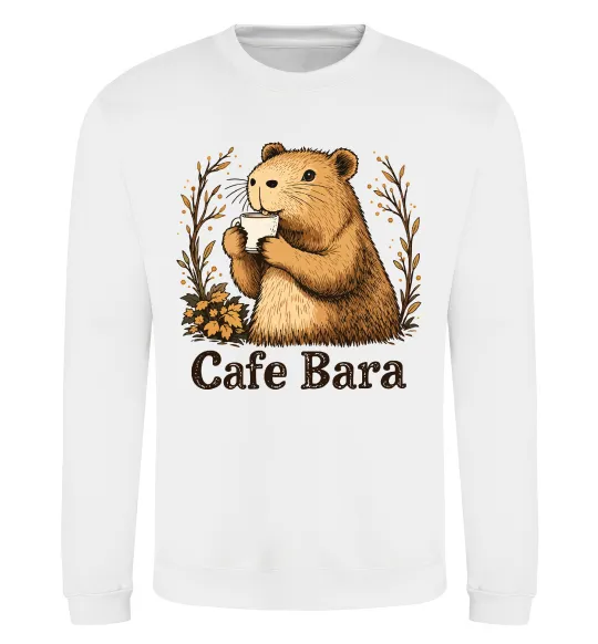 Свитшот Cafe bara Белый фото