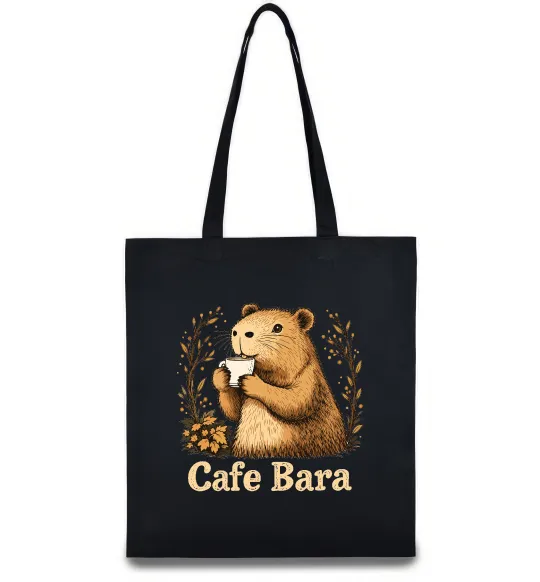 Эко-сумка Cafe bara Черный фото