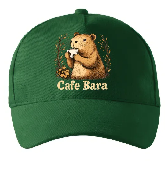 Кепка Cafe bara Темно-зеленый фото