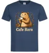 Мужская футболка Cafe bara Темно-синий Мужская футболка Cafe bara Темно-синий фото