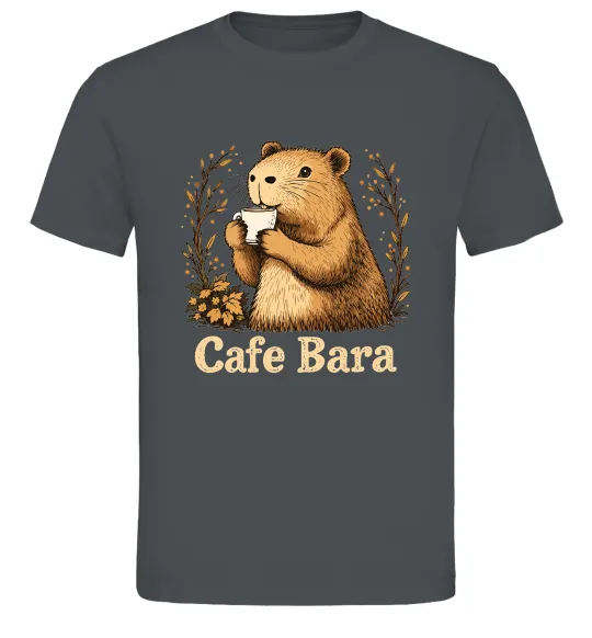 Мужская футболка Cafe bara Графит фото