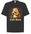 Футболка Оверсайз Cafe bara Черный Футболка Оверсайз Cafe bara Черный фото