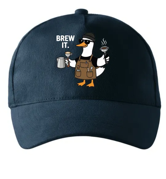 Кепка Brew It Темно-синий фото