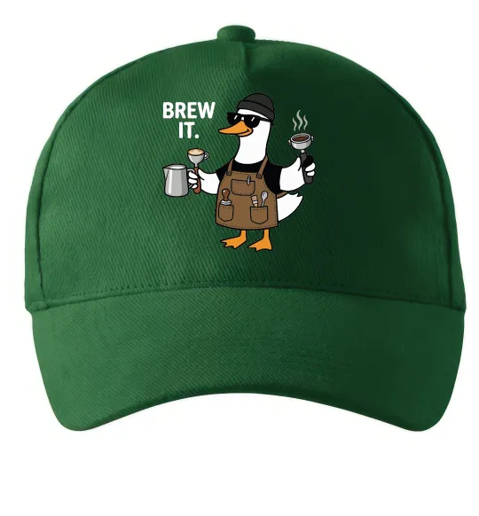 Кепка Brew It Темно-зеленый фото