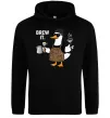 Женская толстовка (худи) Brew It Черный фото