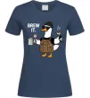Женская футболка Brew It Темно-синий Женская футболка Brew It Темно-синий фото