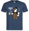 Мужская футболка Brew It Темно-синий фото