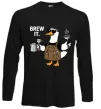 Лонгслив Brew It Черный Лонгслив Brew It Черный фото