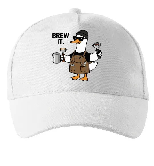 Кепка Brew It Белый фото